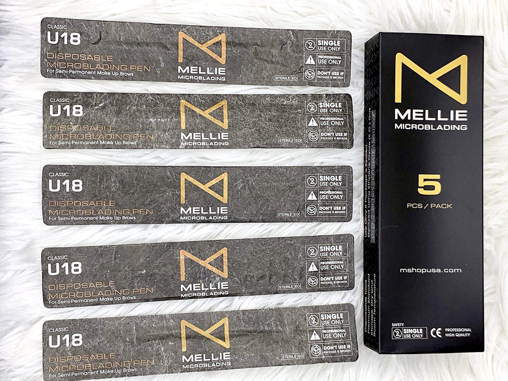 Mellie EO sterilized pen in airtight packaging ready to use.