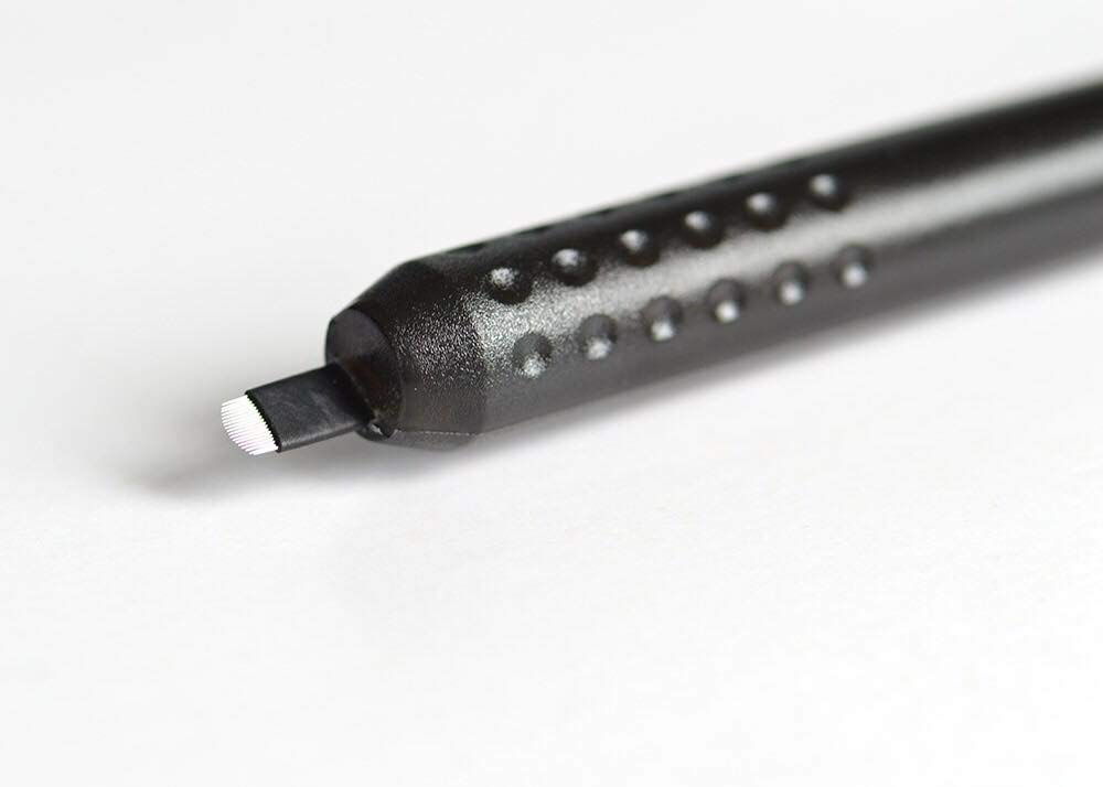 Mellie microblading pen pack sealed for hygienic, single-use precision.
