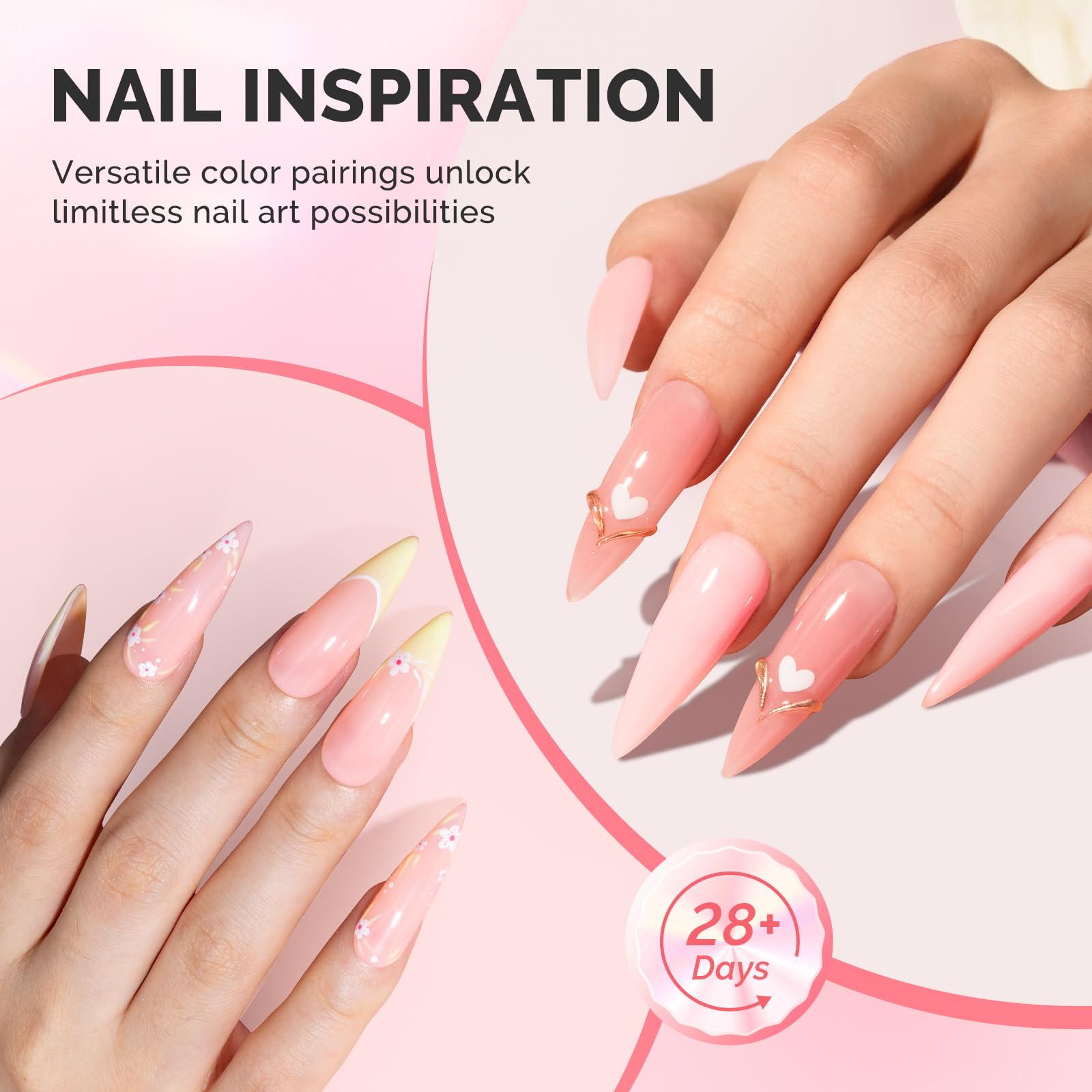 MelodySusie nail length extension using builder gel on tip