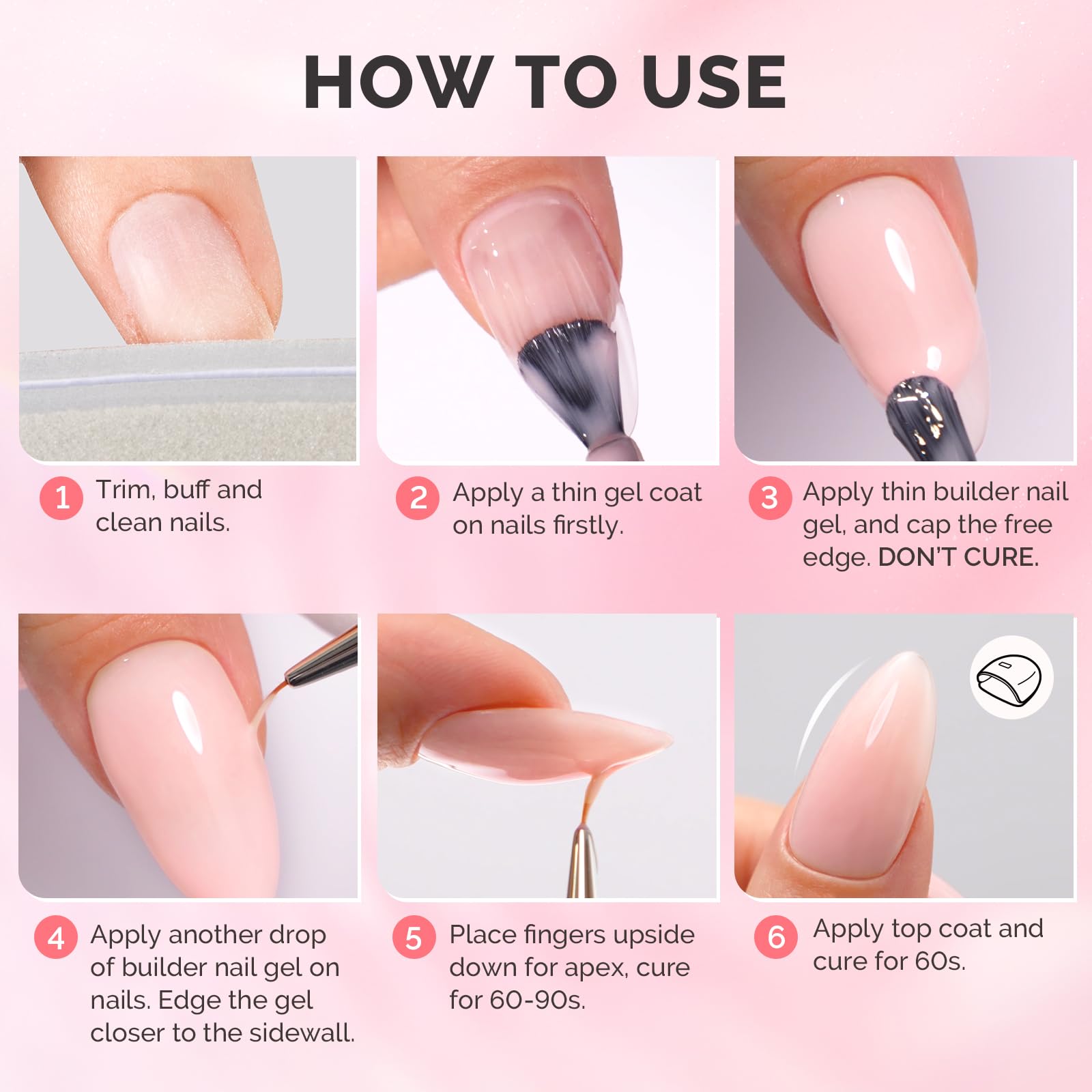 MelodySusie packaging and bottle for at-home manicure kit