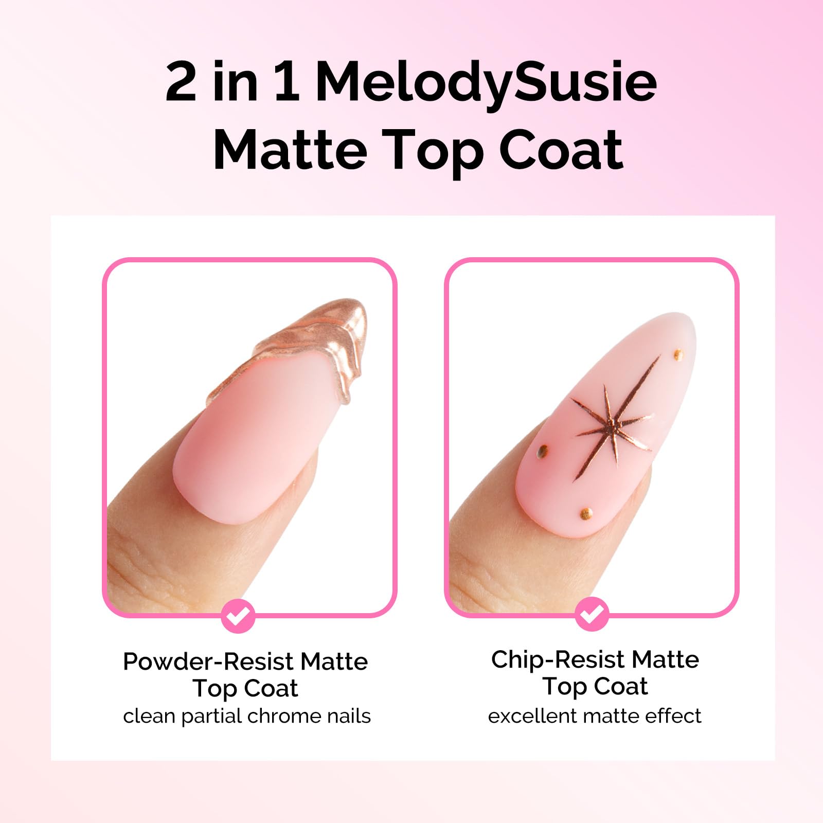 MelodySusie UV-curable gel cures quickly under lamp in seconds.