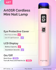 MelodySusie cordless nail lamp offers portable gel curing on the go.
