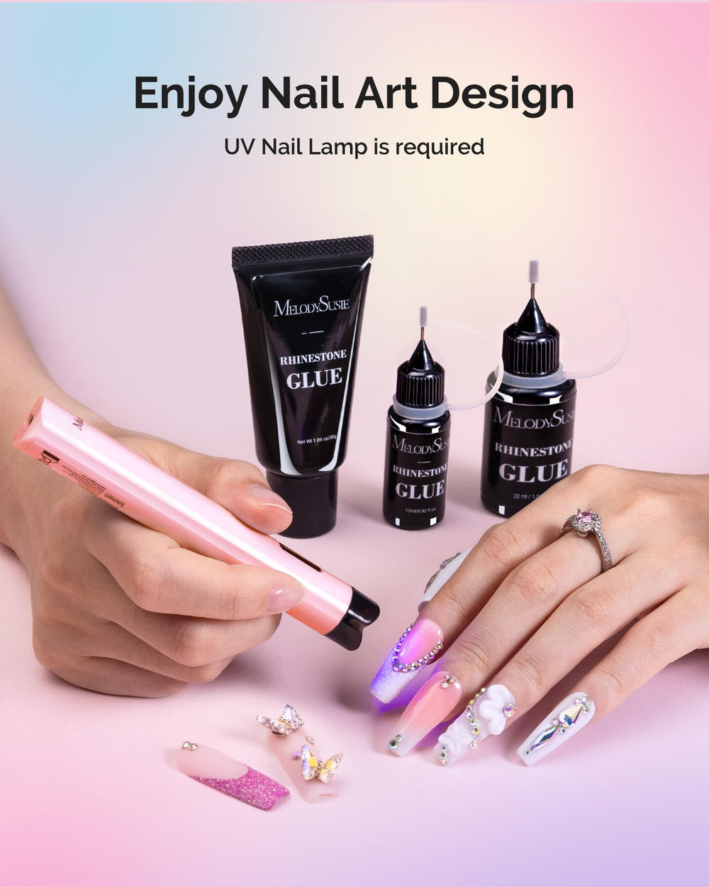 MelodySusie travel-friendly kit suits home and salon use.