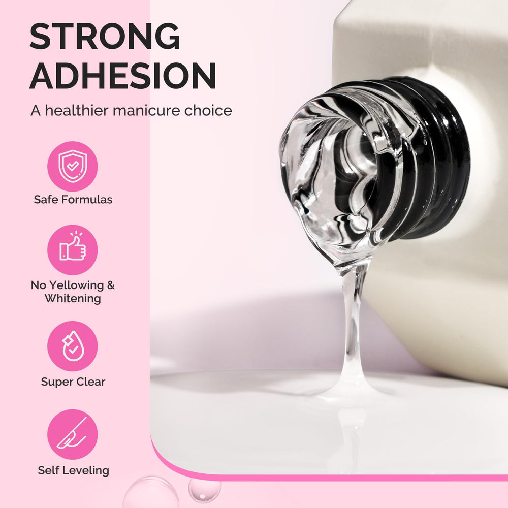 MelodySusie base coat provides strong foundation for nails.