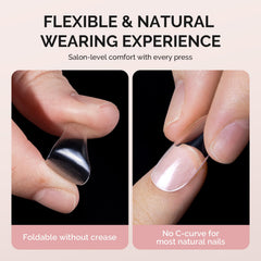 MelodySusie bend-resistant flexible tips for natural look fit