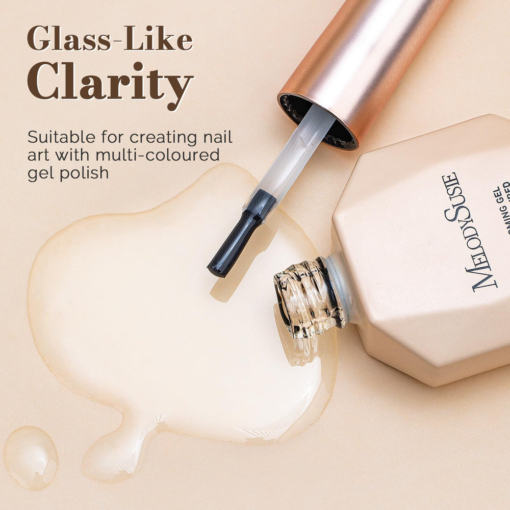 MelodySusie Blooming Gel borderless effect demo on nails