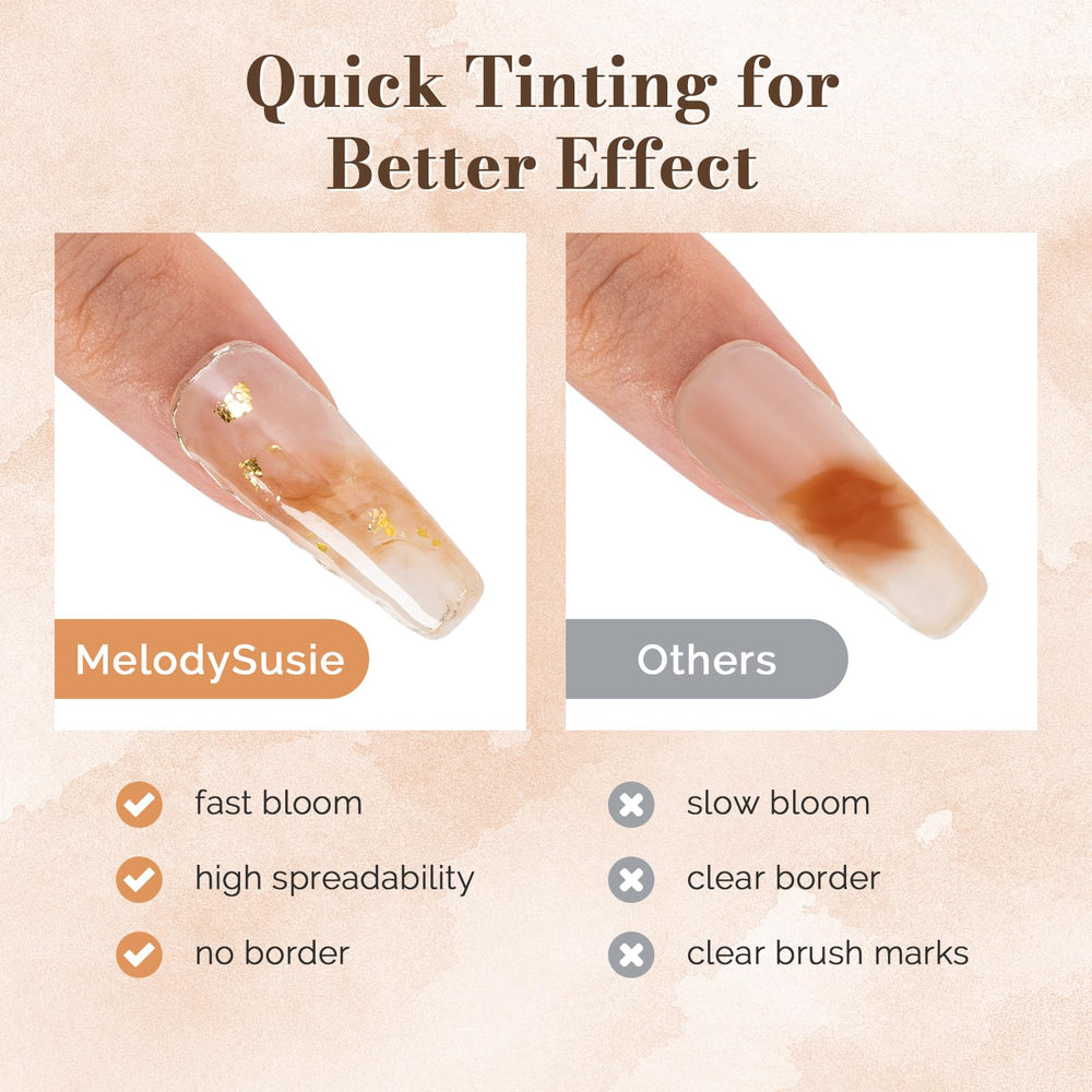 MelodySusie Blooming Gel glossy finish for long-lasting shine