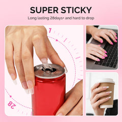 MelodySusie blooming gel enables soft gradient effects.
