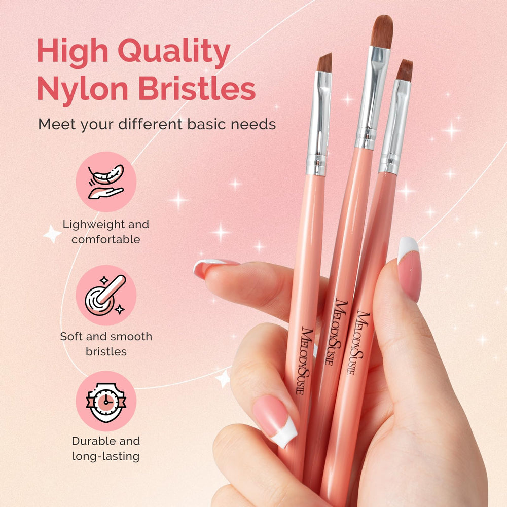 MelodySusie brush in use for precise polish cleanup and application