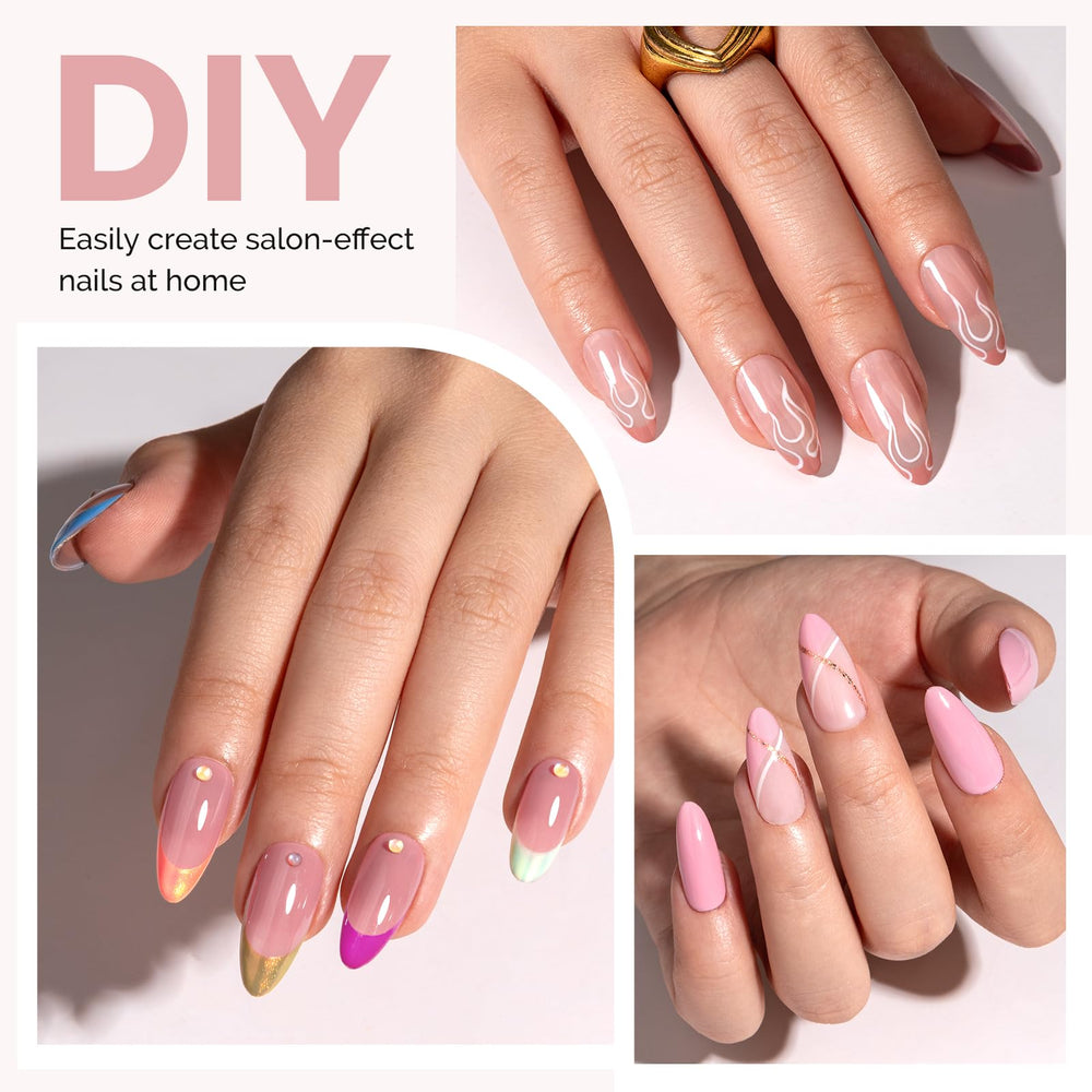 MelodySusie built-in C-curve for a natural nail shape