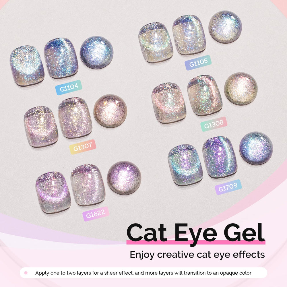 MelodySusie cat eye polish bottle being shaken to reach even consistency.