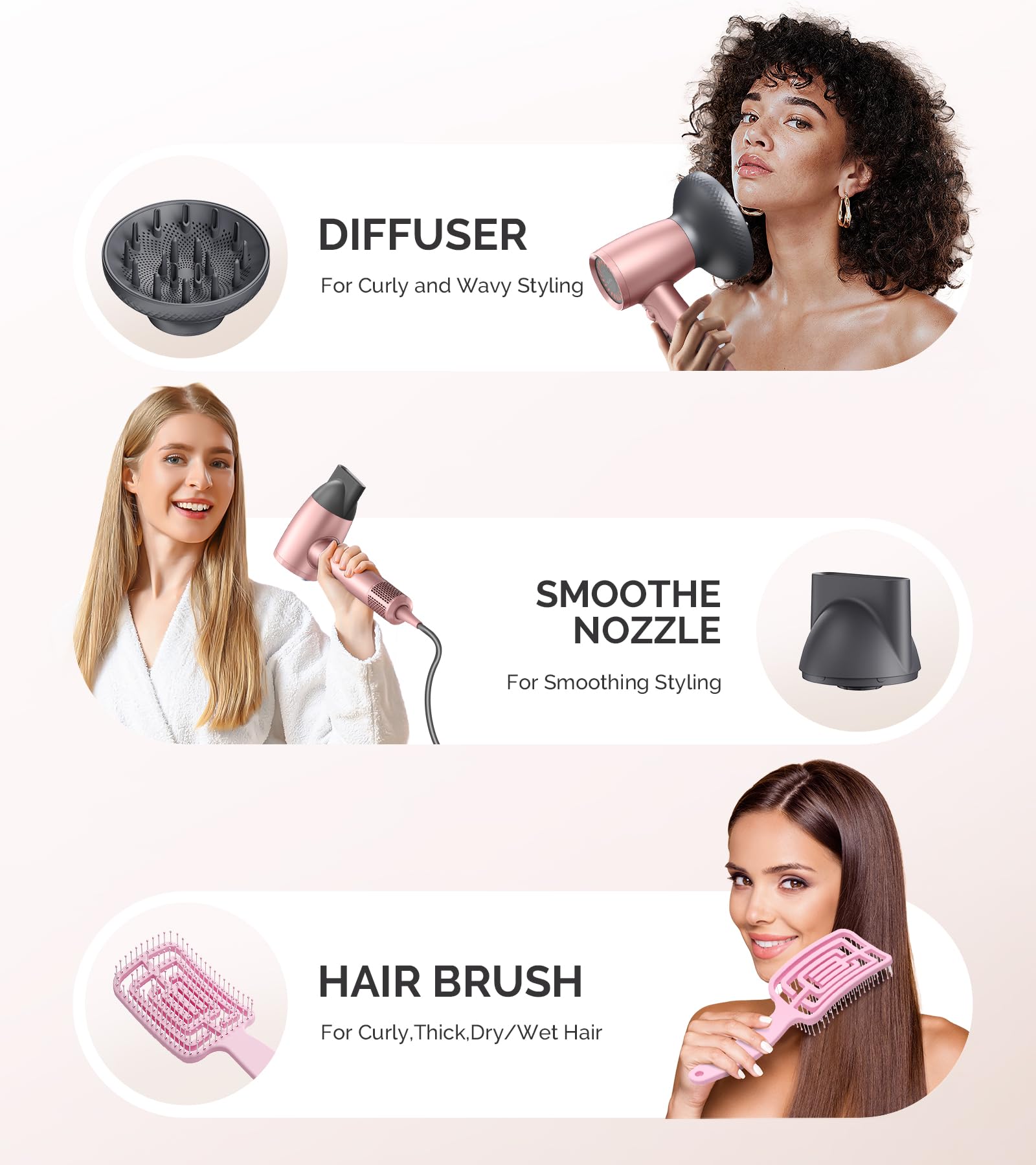 Detangling brush from MelodySusie kit for gentle drying and easy detangling