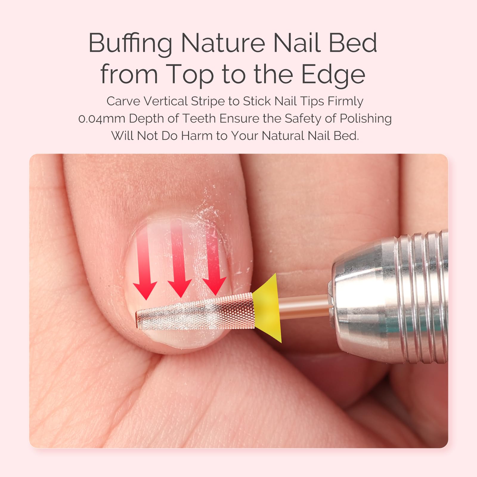 MelodySusie cuticle cleaning bit for gel polish prep
