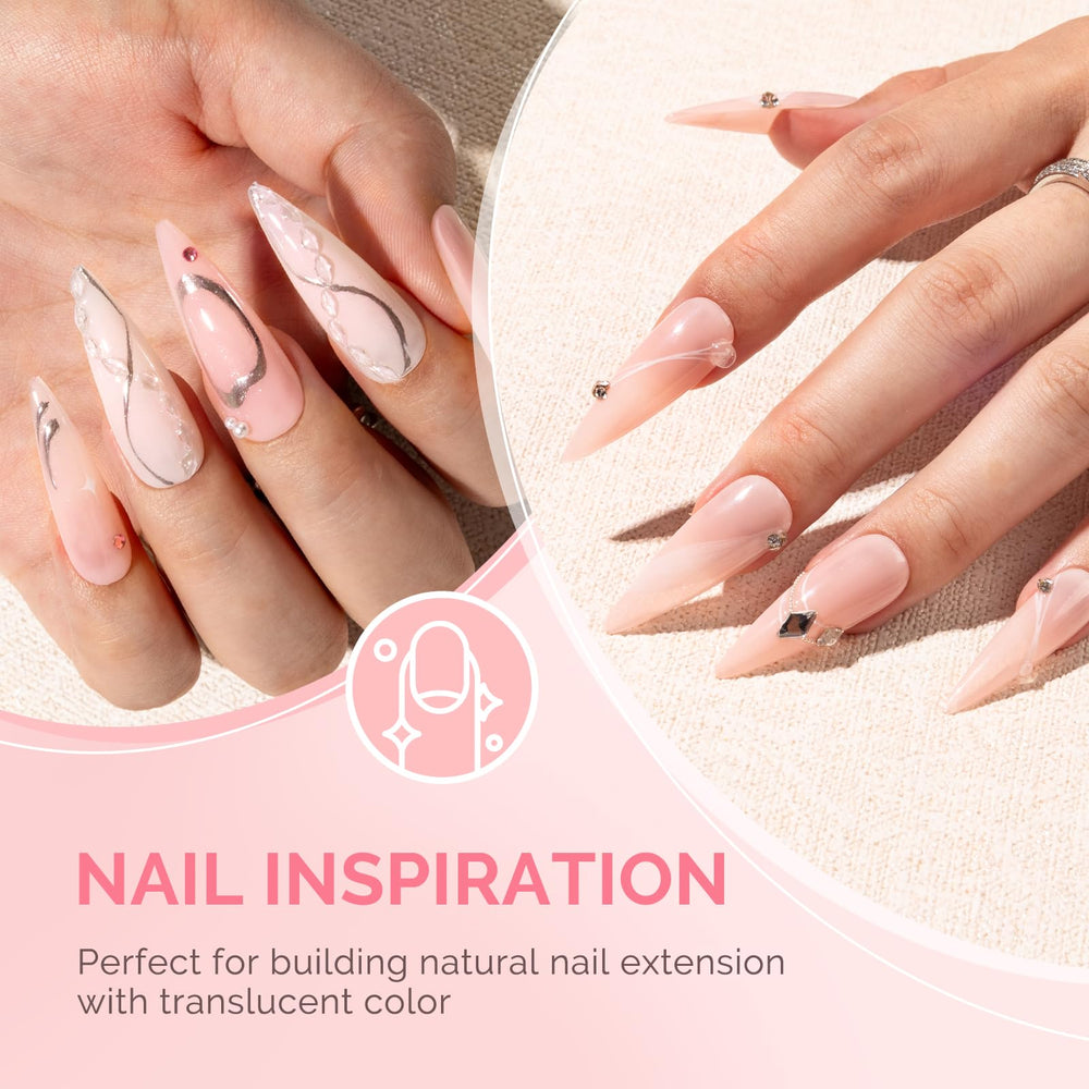 MelodySusie DIY manicure at home with easy-cure UV/LED gel.