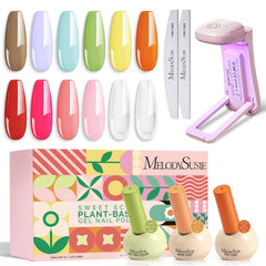 MelodySusie dopamine 10-color gel set for bold at-home manicures.