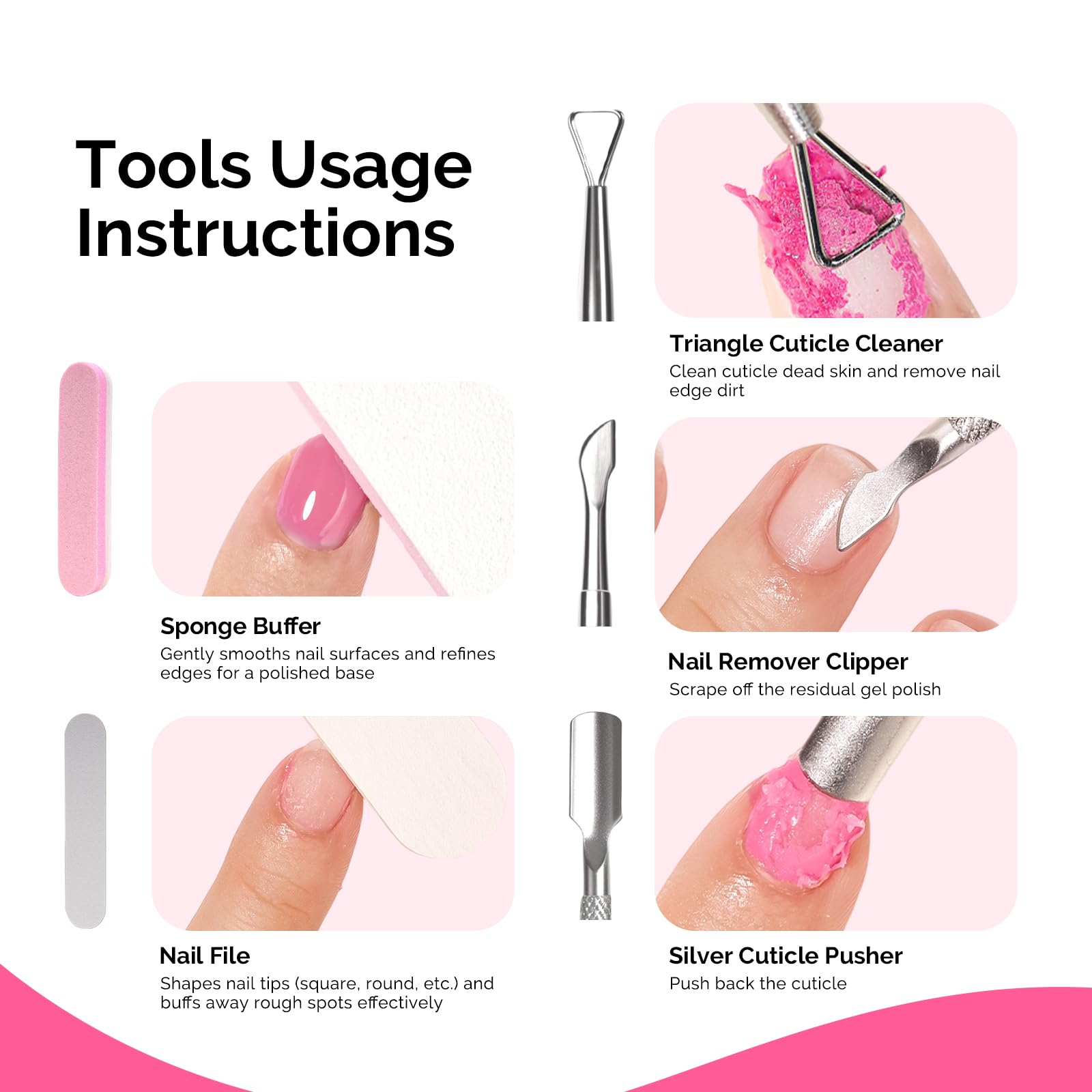 MelodySusie easy-glide brush enables fast, even polish removal