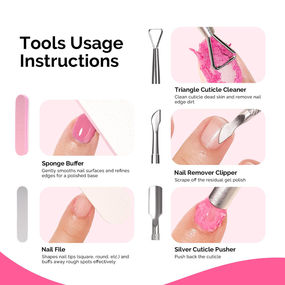 MelodySusie easy-glide brush enables fast, even polish removal