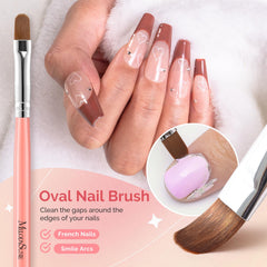 MelodySusie flat cleanup brush for broad cuticle cleaning
