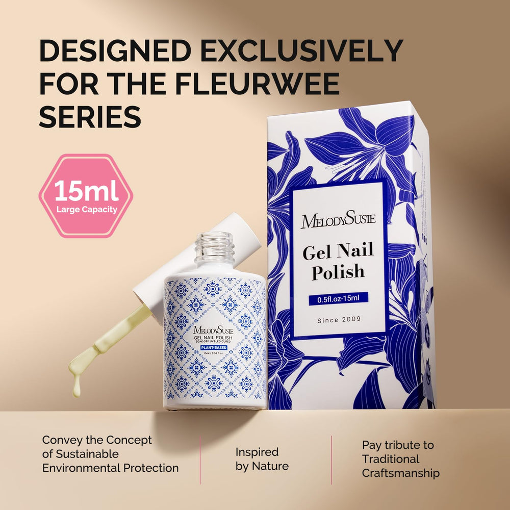 MelodySusie Fleurwee 21-free formula supports gentle, safer manicures.