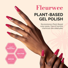 MelodySusie Fleurwee curved brush enables smooth, even coverage for a flawless finish