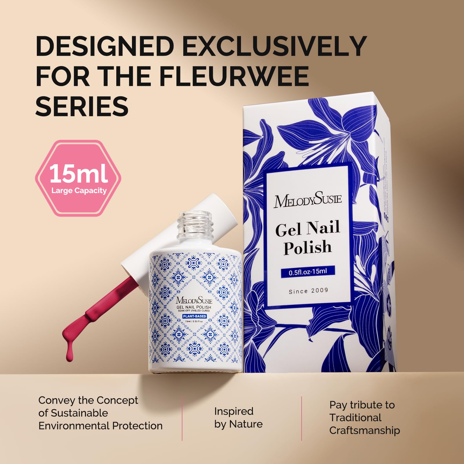 Manicure looks fresh with Fleurwee color through daily wear