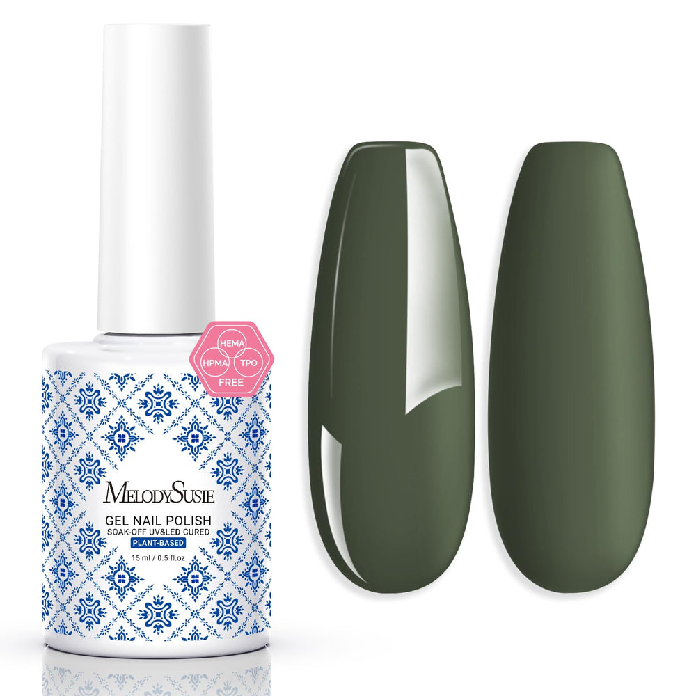 MelodySusie Fleurwee plant-based nail polish bottle showing natural pigments for a healthier manicure.