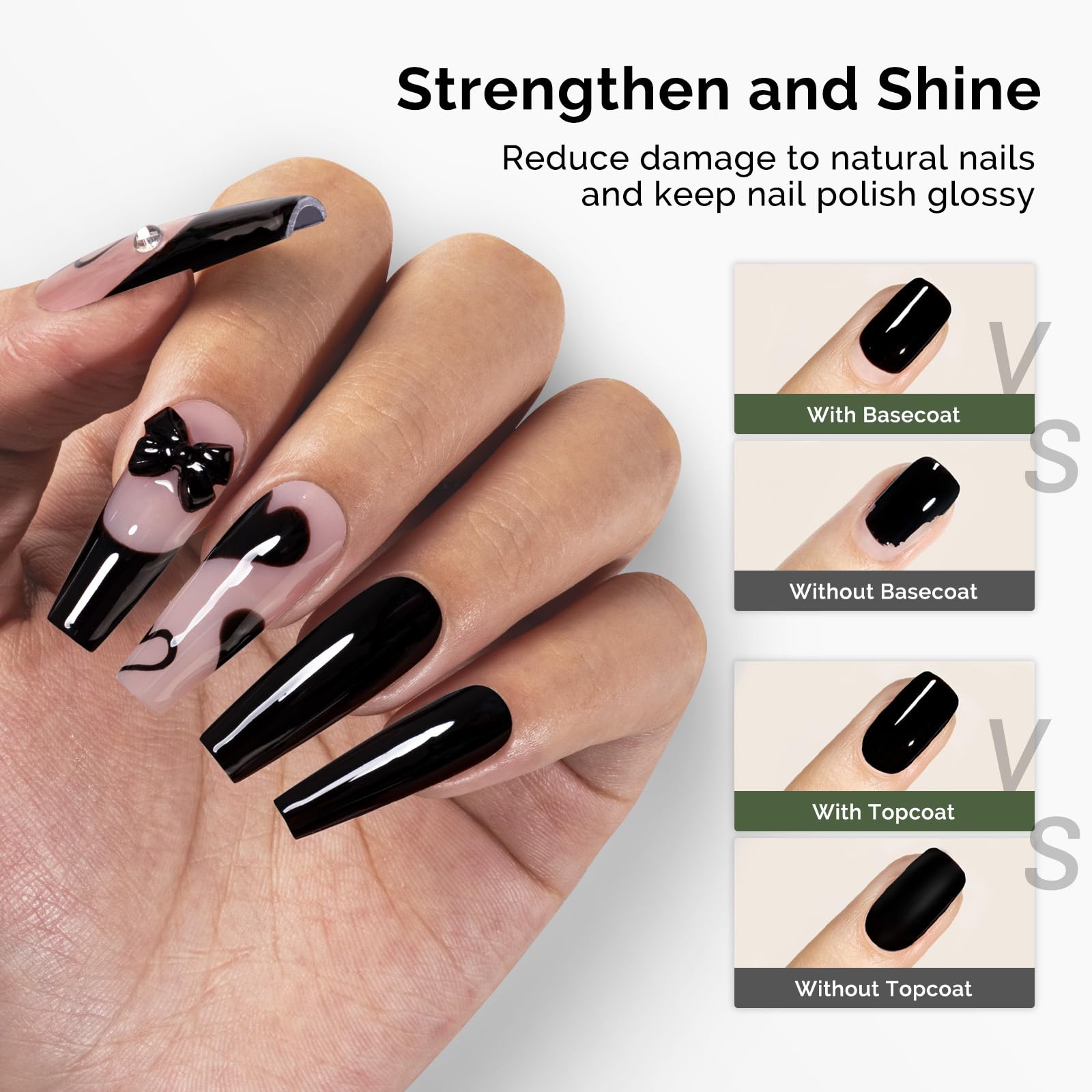 MelodySusie gel brush applying base coat to nail edges