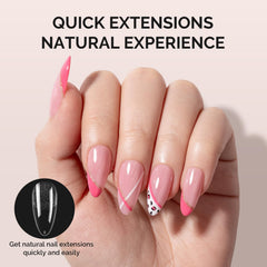 MelodySusie half-matte finish tips enhance adhesion for easier, snug application.