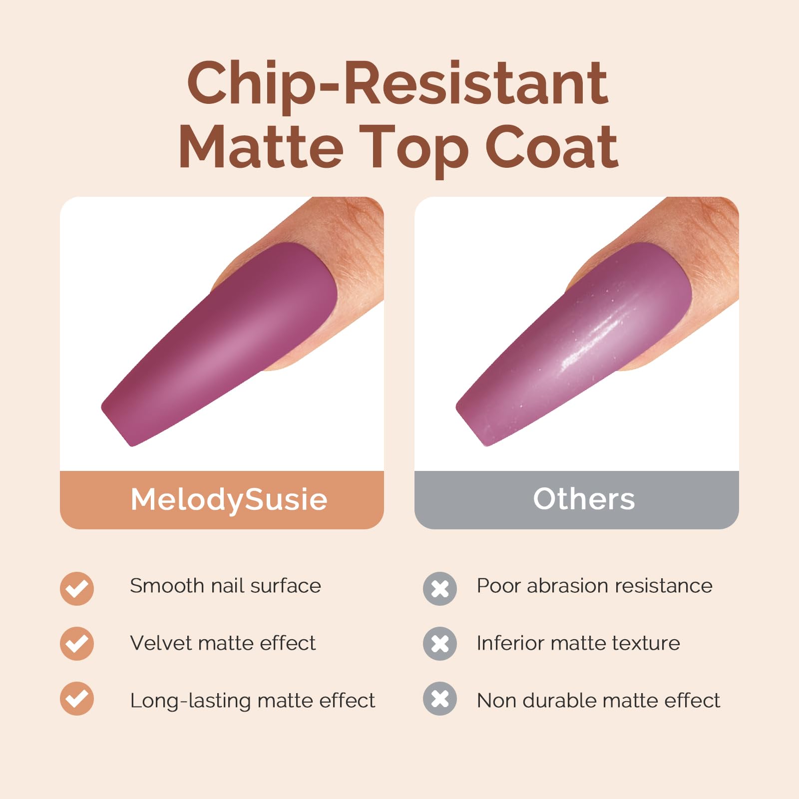 MelodySusie low-odor formula supports comfortable, toxin-free manicures.