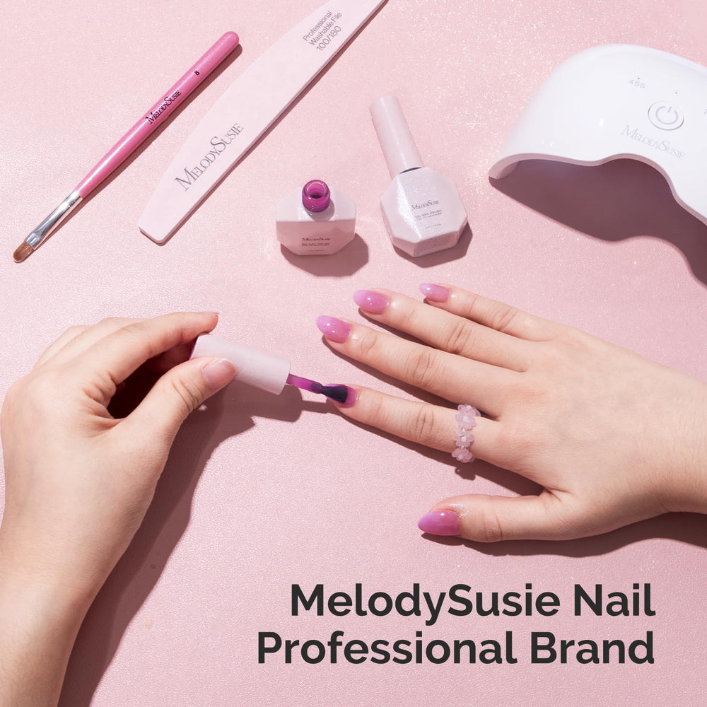 MelodySusie Jelly Gel Nail Polish Set gift-ready packaging idea.