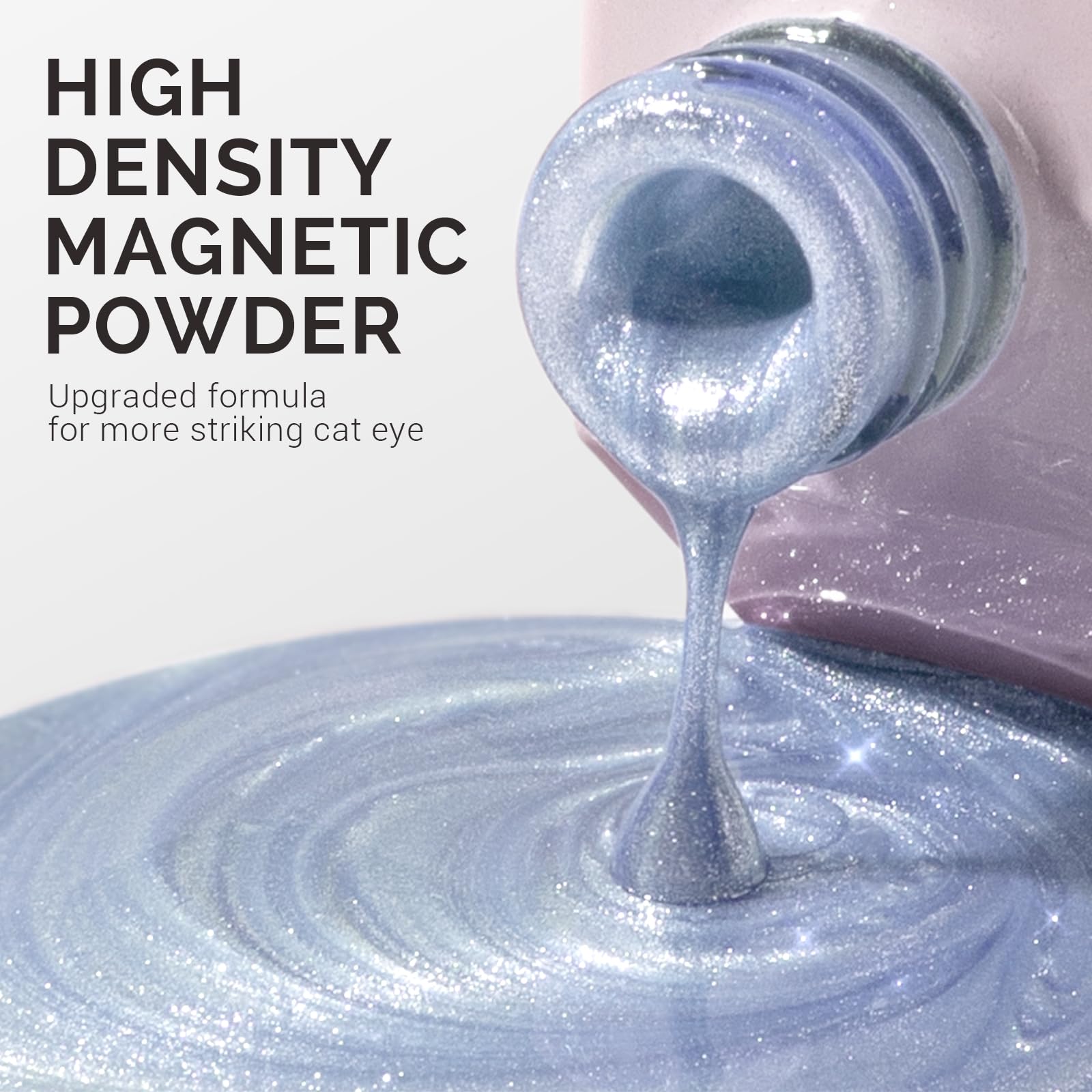 Magnet in action on MelodySusie Jeweliver for magnetic shimmer