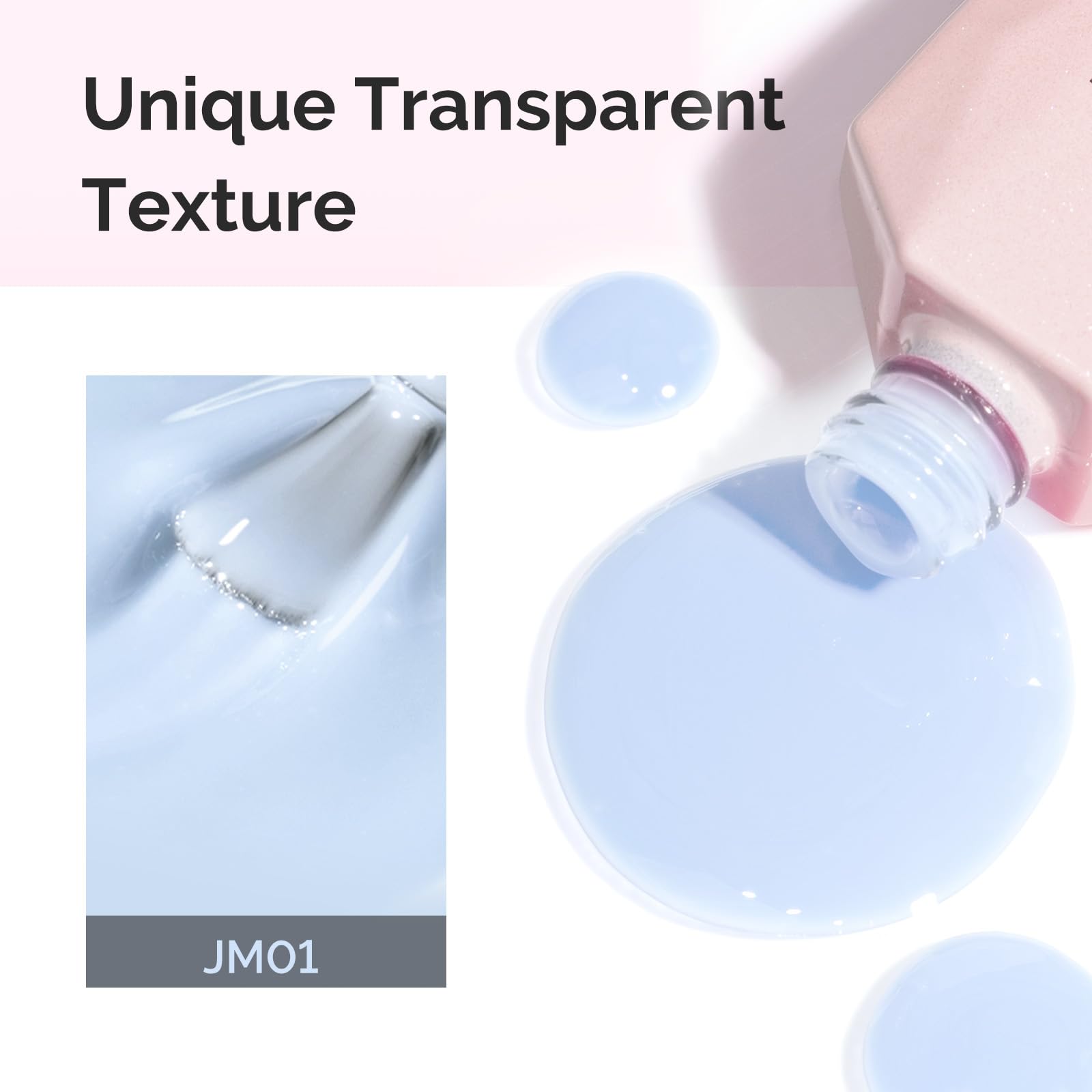 MelodySusie Jeweliver top coat-ready nails with glossy, chip-resistant shine.