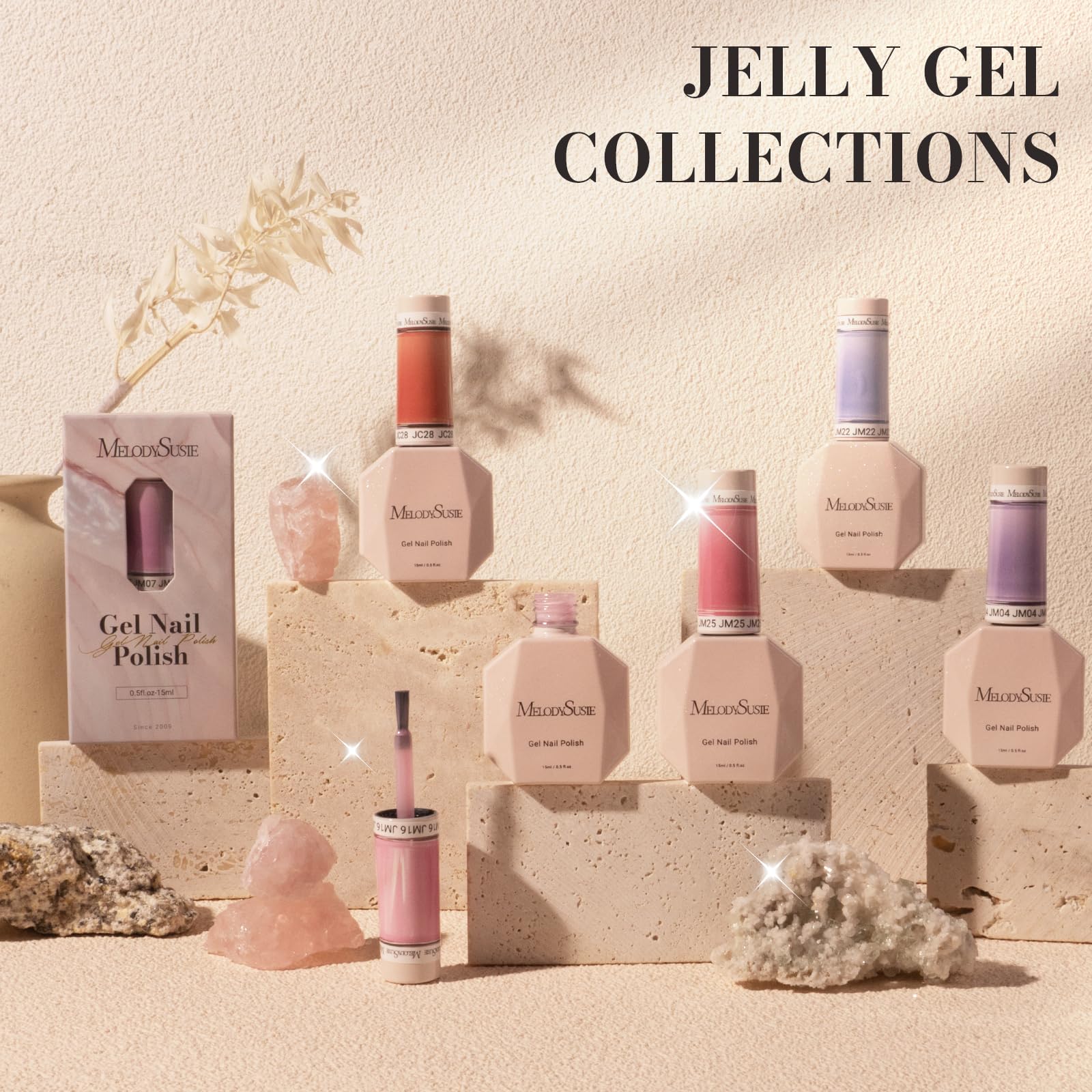 Compact MelodySusie Jeweliver Nude bottle ideal for travel