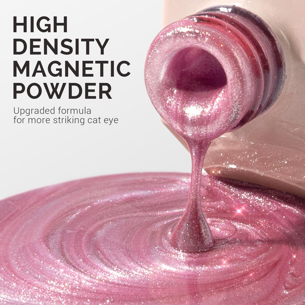 MelodySusie Jeweliver rose pink glitter holographic finish for stylish nail art