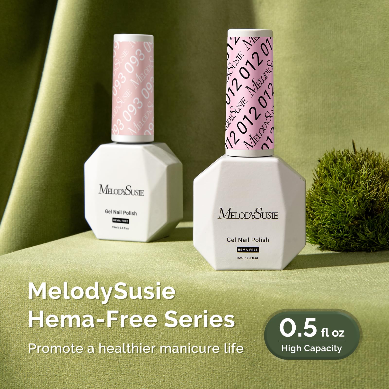 MelodySusie long-lasting gel polish offers durable shine.