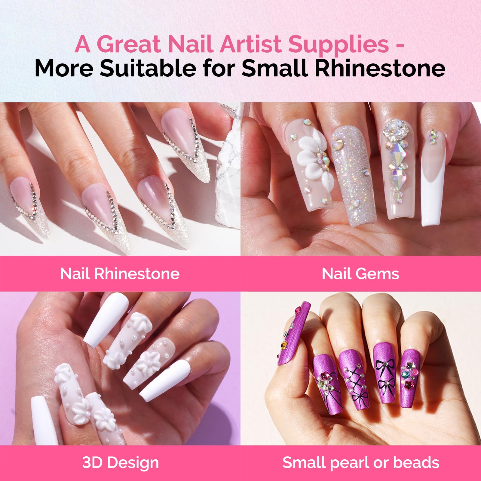 MelodySusie long-lasting nail glue supports 28+ days with proper curing.
