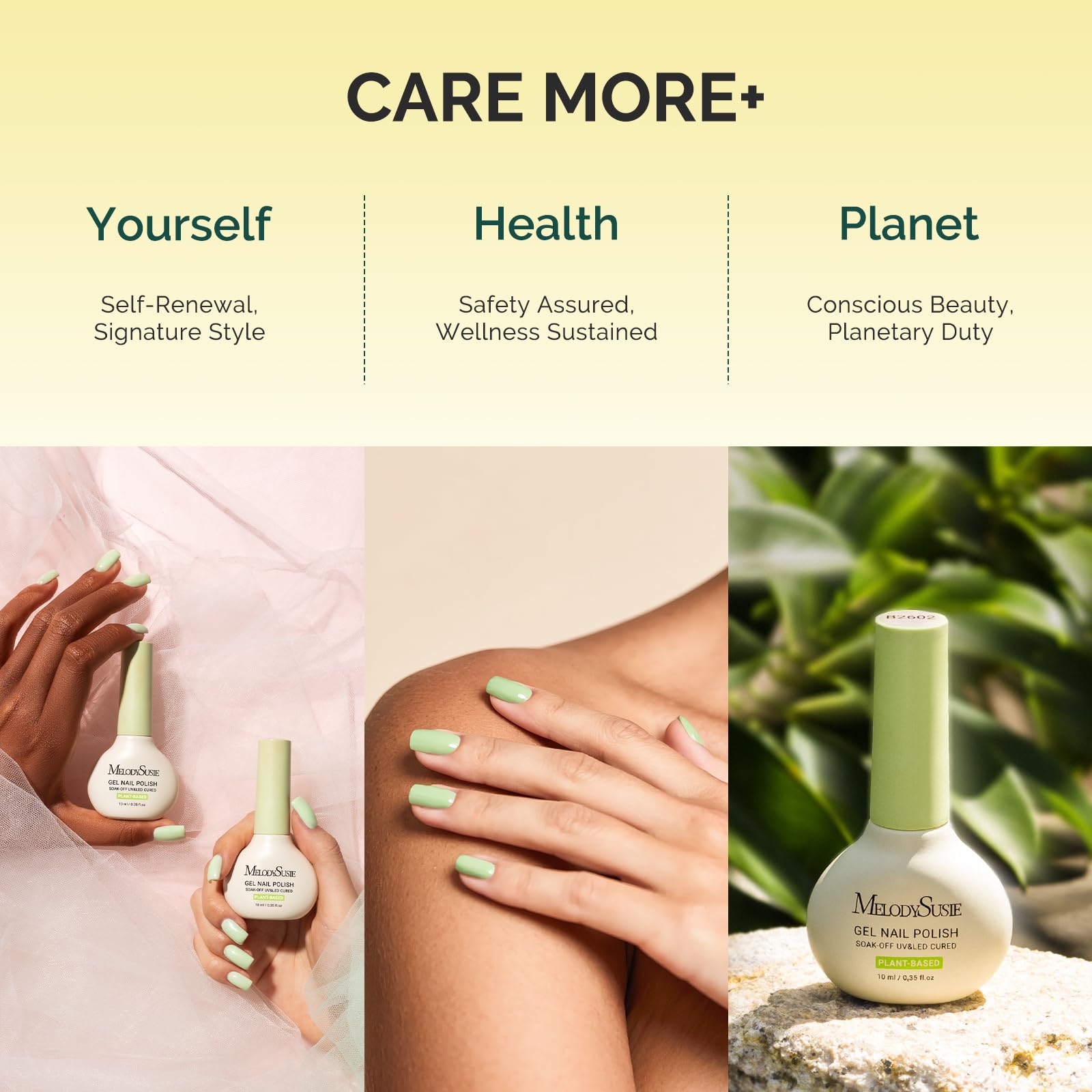MelodySusie long wear gel polish lasts up to 28 days with shine.