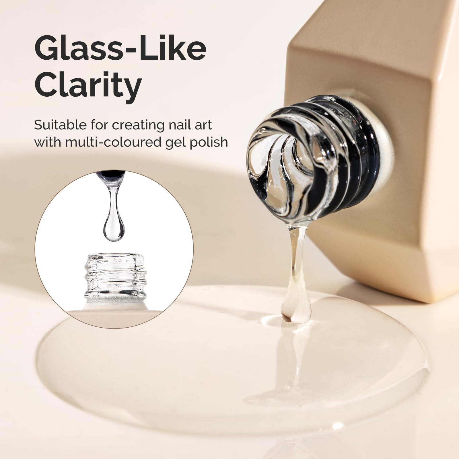 MelodySusie matte top coat no-sticky finish for clean results.