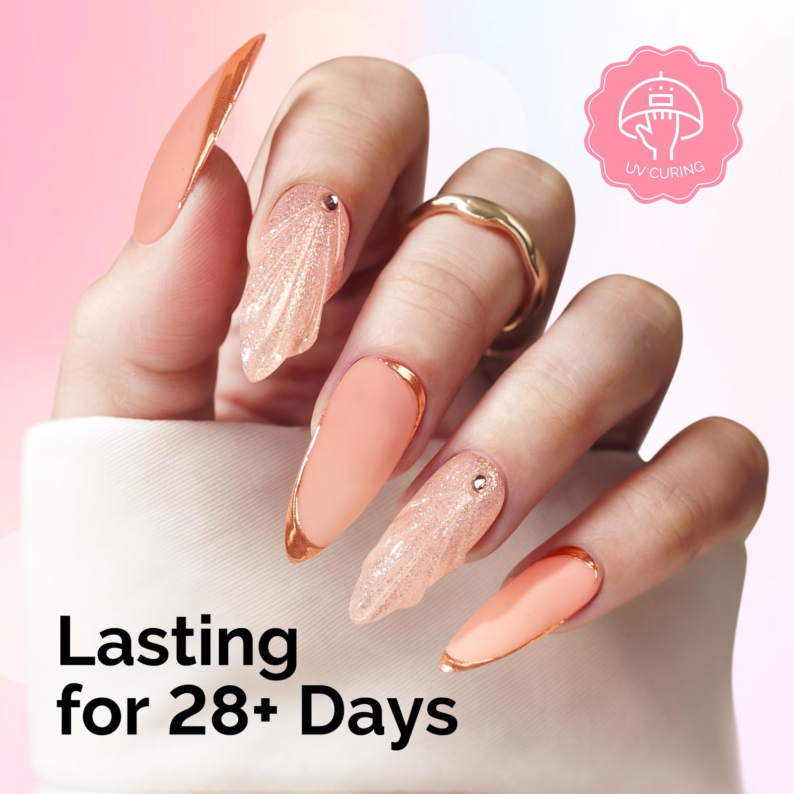 MelodySusie matte top coat velvet-finish creates a soft, durable matte manicure.