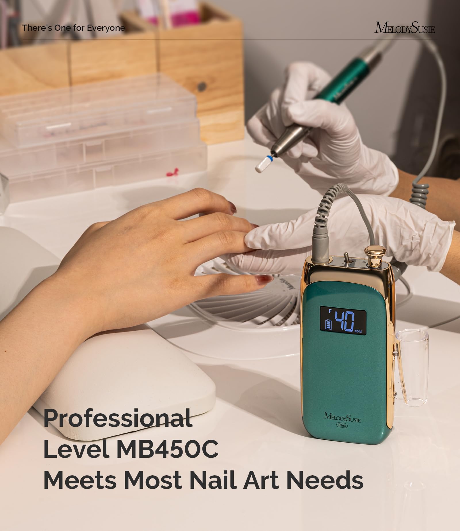 MelodySusie MB450C 4000mAh battery supports long sessions between charges
