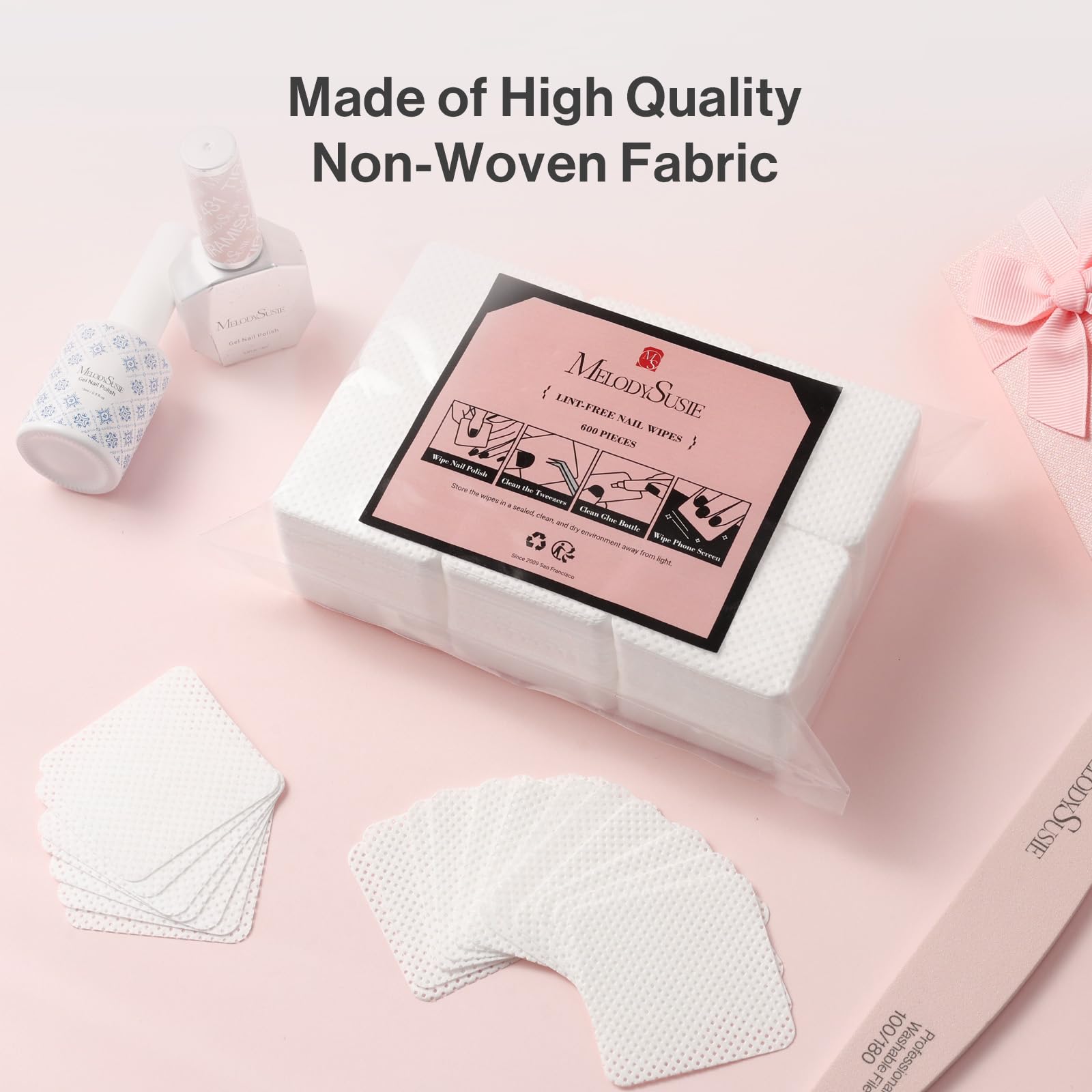 MelodySusie multi-use wipes for face, screens, and tweezers
