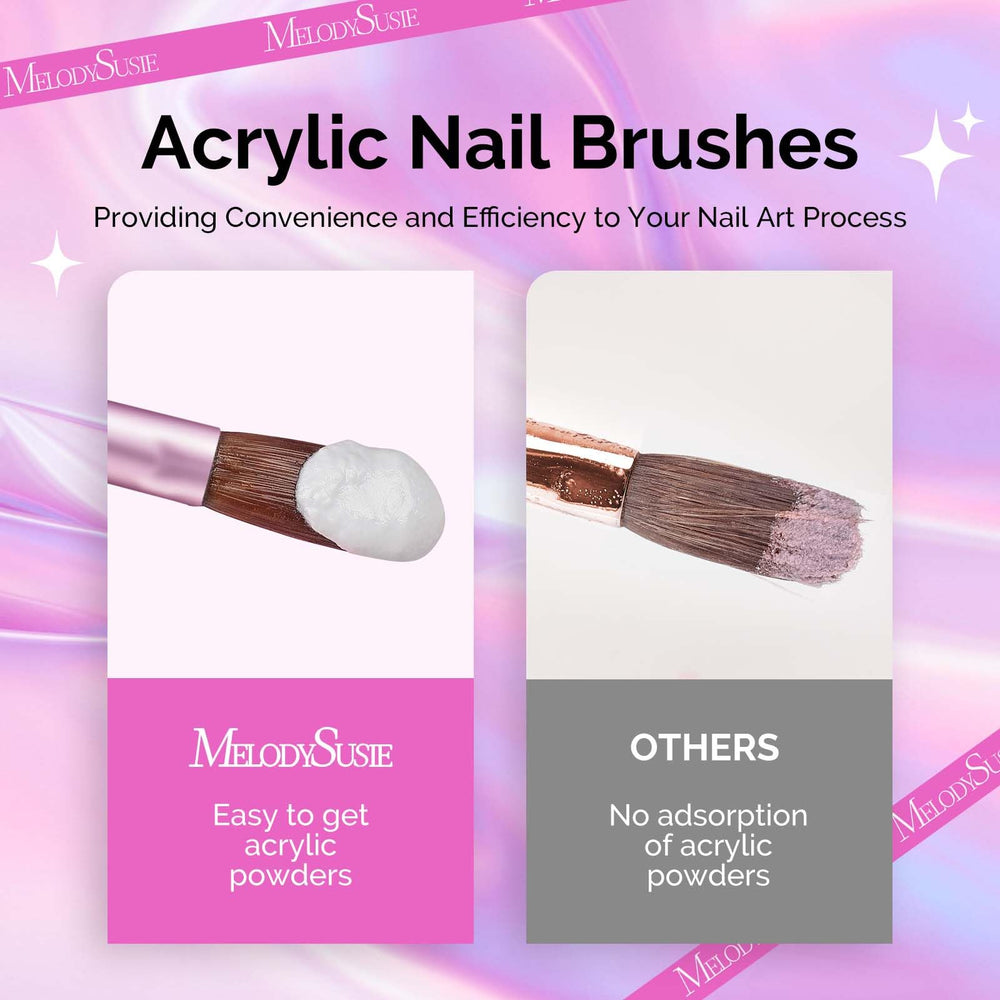 MelodySusie extension brush sizes 8-12-14-16 for versatile extensions.