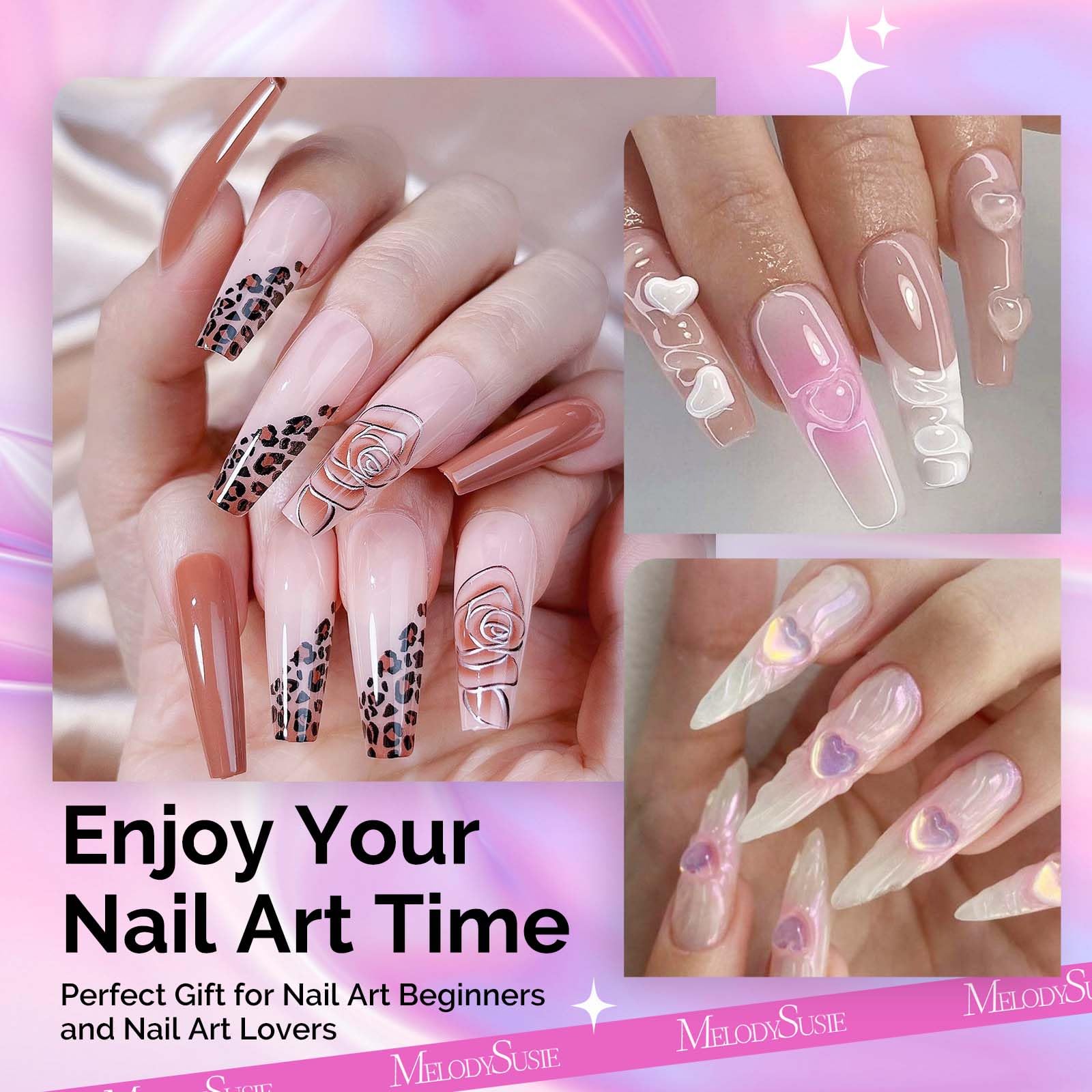 MelodySusie nail brush with metal tube locks securely.
