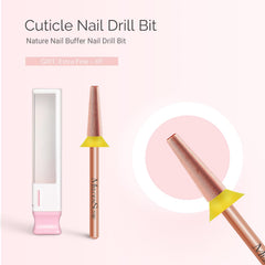 MelodySusie carbide nail bit in rose gold for precise buffing