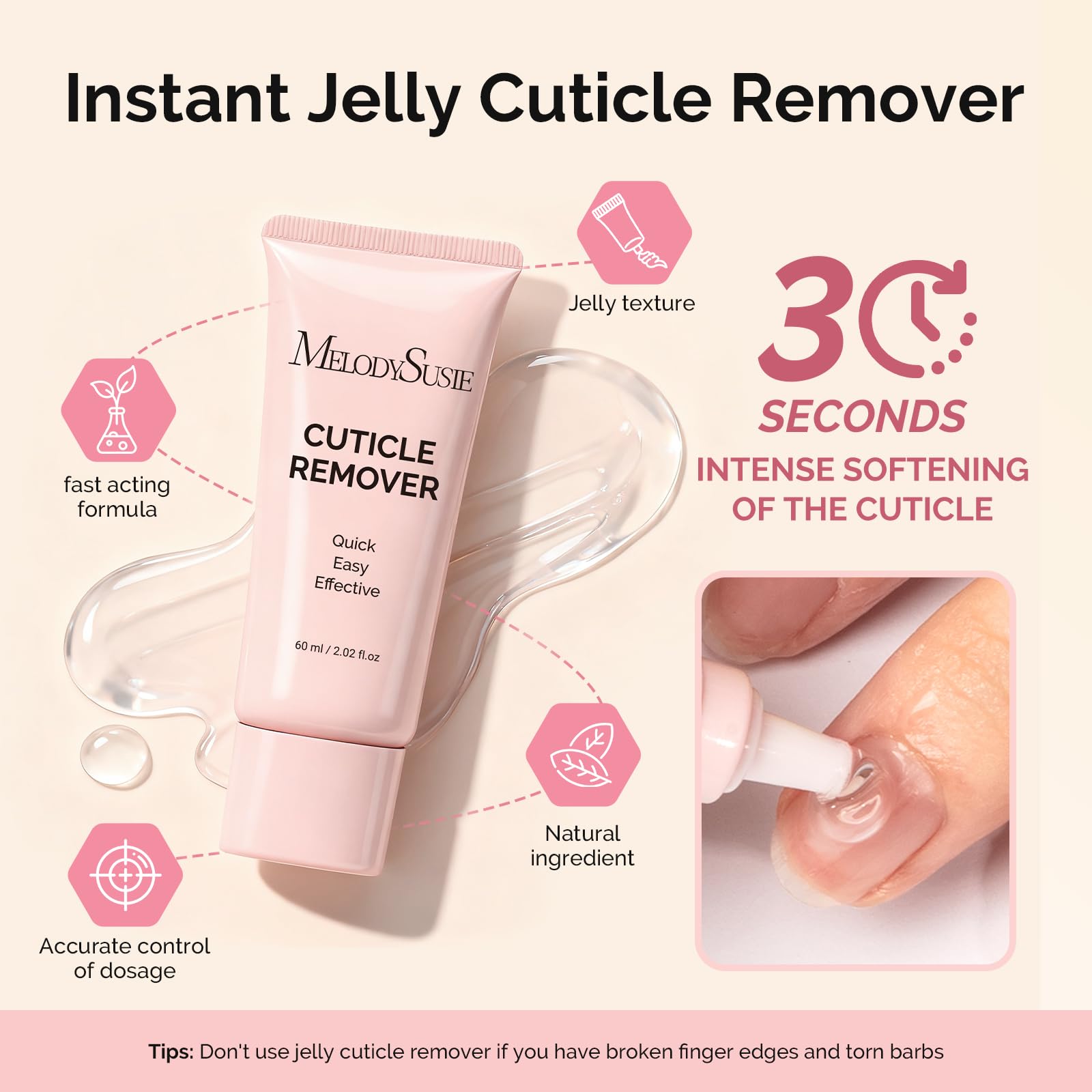 MelodySusie nail file and brush for smooth care