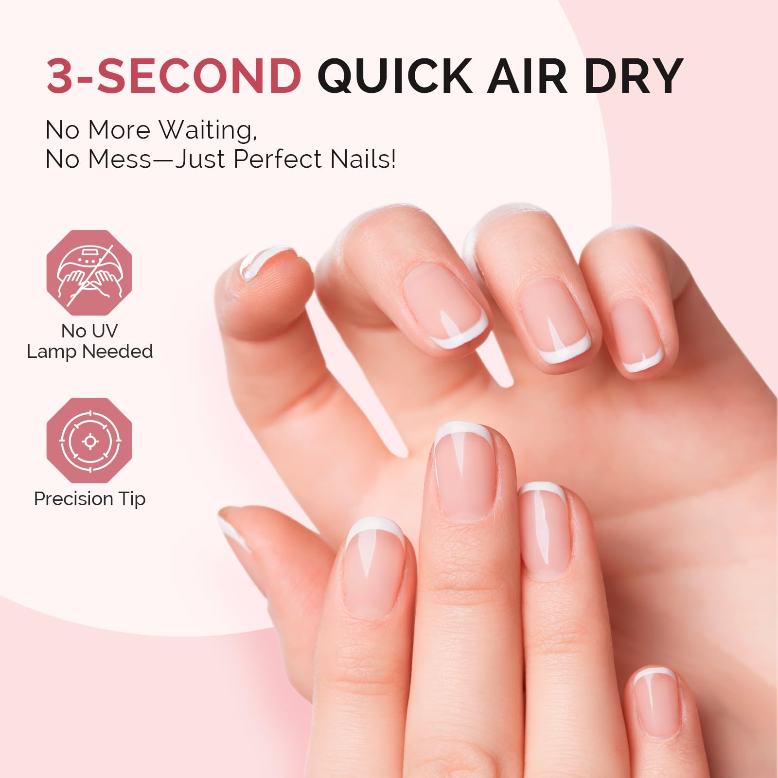 MelodySusie nail glue - hygienic, individually sealed tubes for freshness.
