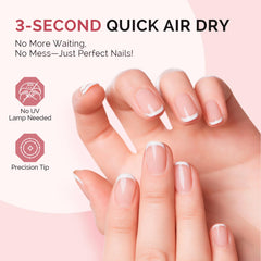 MelodySusie nail glue - hygienic, individually sealed tubes for freshness.
