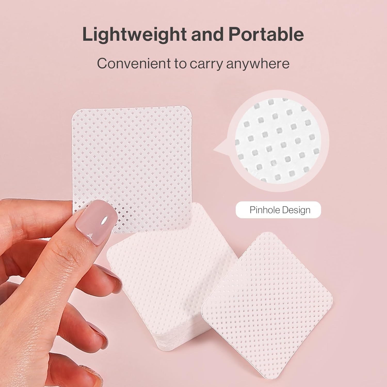 MelodySusie nail polish remover wipes with strong absorption for quick polish removal