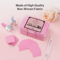 MelodySusie nail wipes demonstrate multifunction use for eyelash extensions and tool cleaning