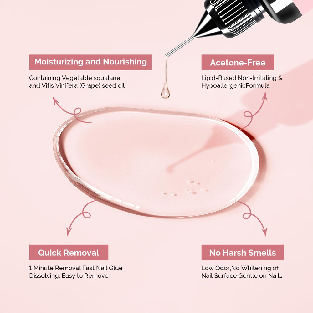 MelodySusie Non-acetone formula ingredients highlight lipid-based care.